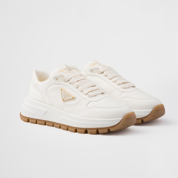 Prada Ivory Leather sneakers - Picture 2 of 13